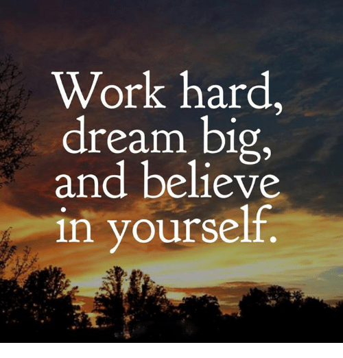 Week 4…BELIEVING and Positivity